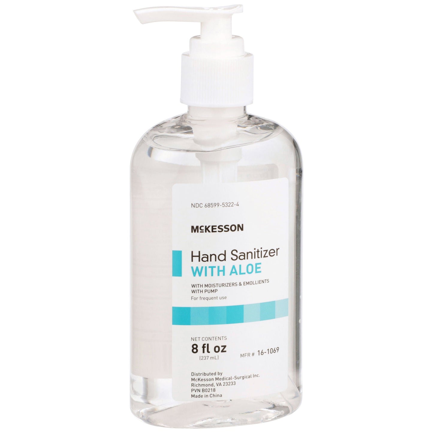 SANITIZER, HAND INSTANT PUMP W/ALOE 8OZ (24/CS)