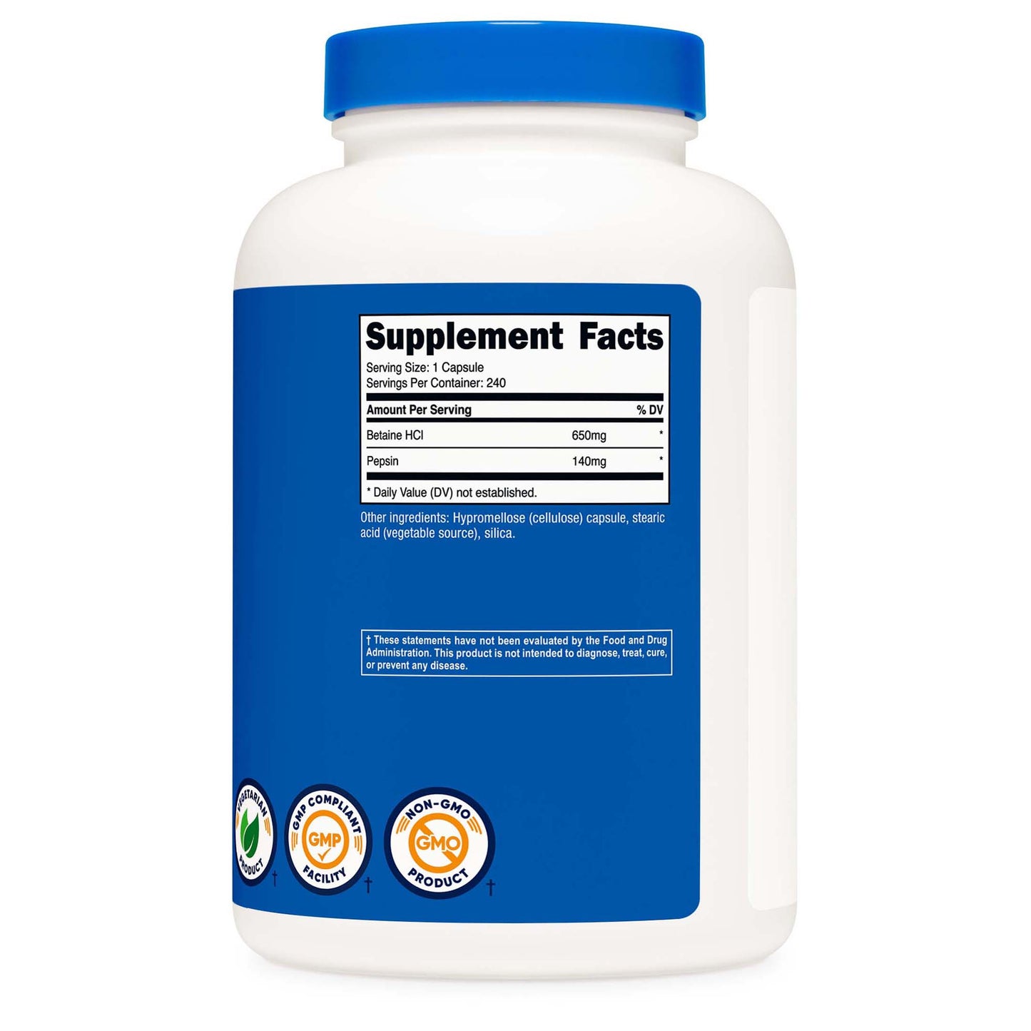 VITAMIN, CAP BETAINE HCL + PE PSIN 790MG (240/BT 12BT/CS)