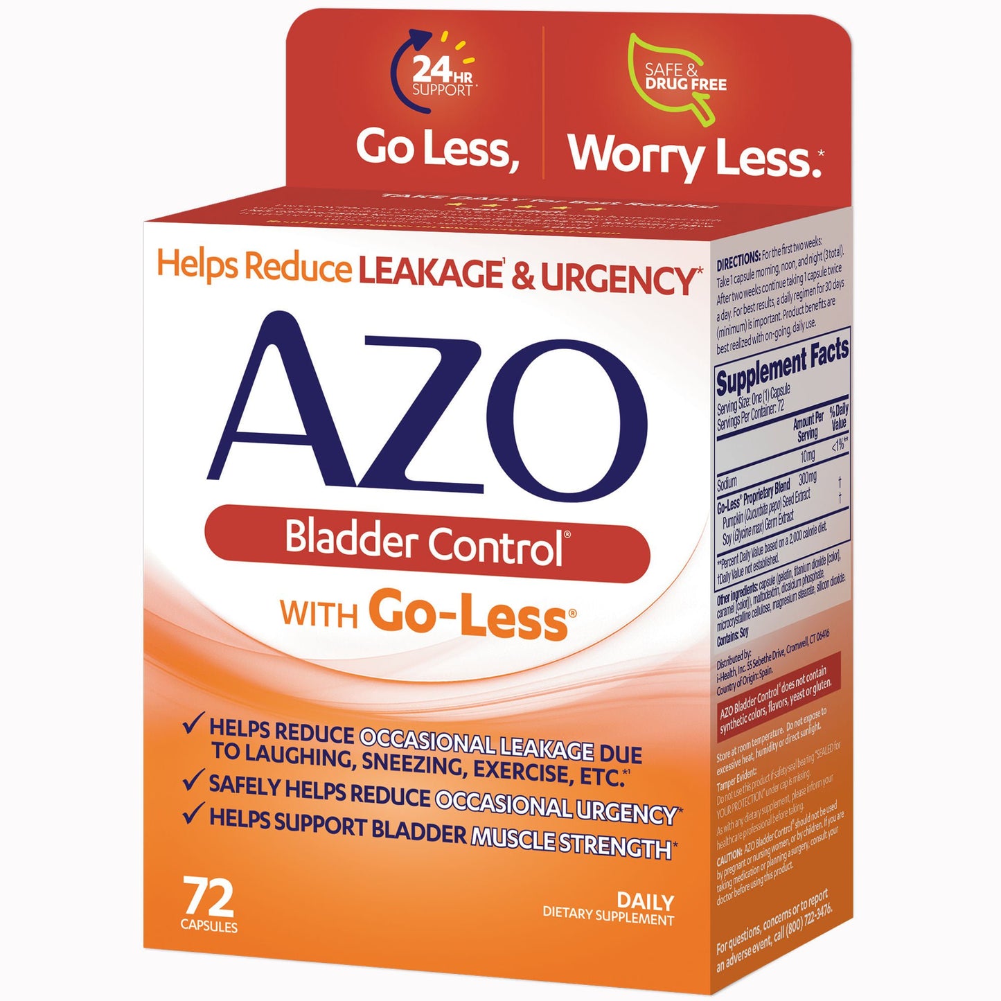 SUPPLEMENT, CAP AZO BLADDER CONTROL (72/BX 24BX/CS)