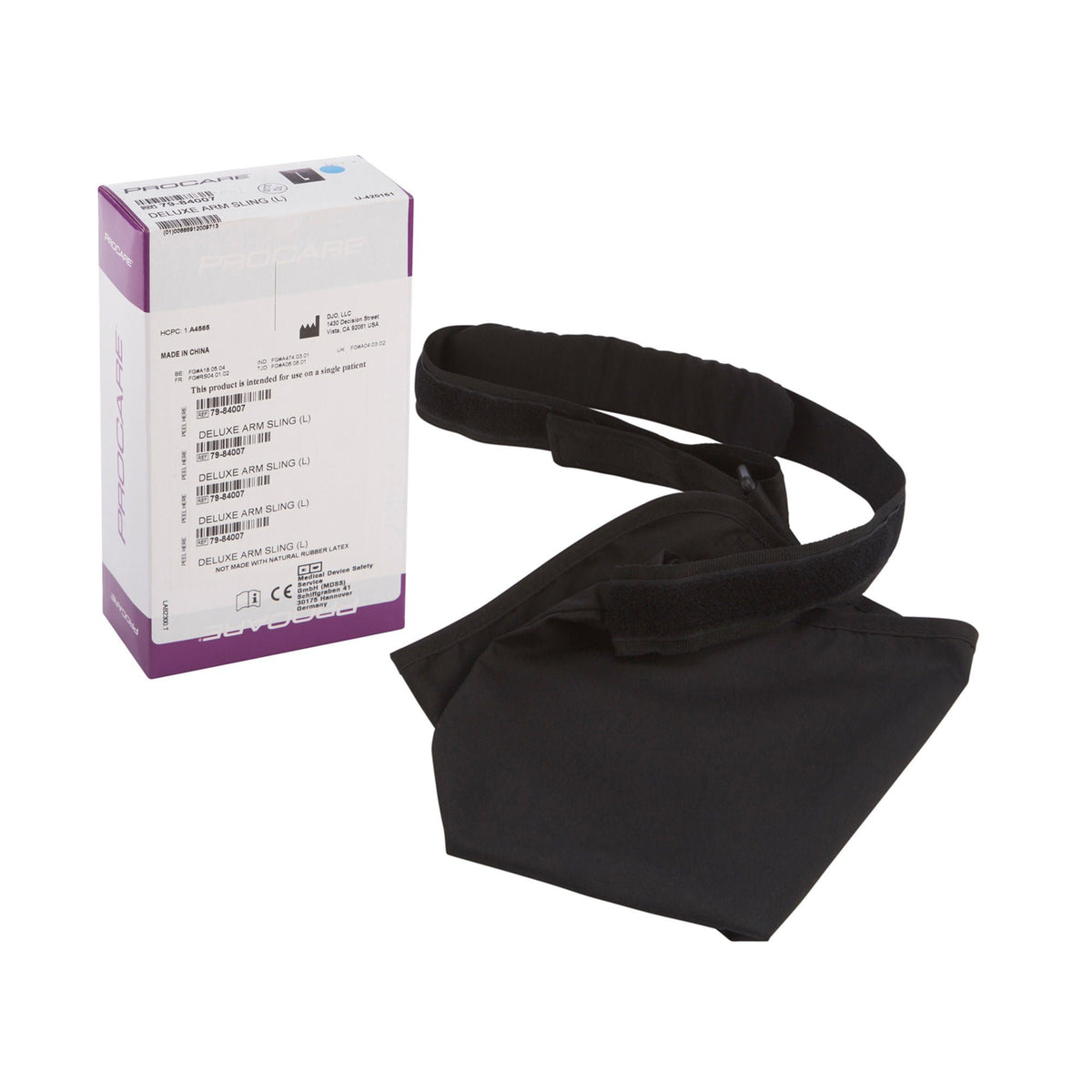 ARM SLING, DLX CTN/POLY W/PAD LG