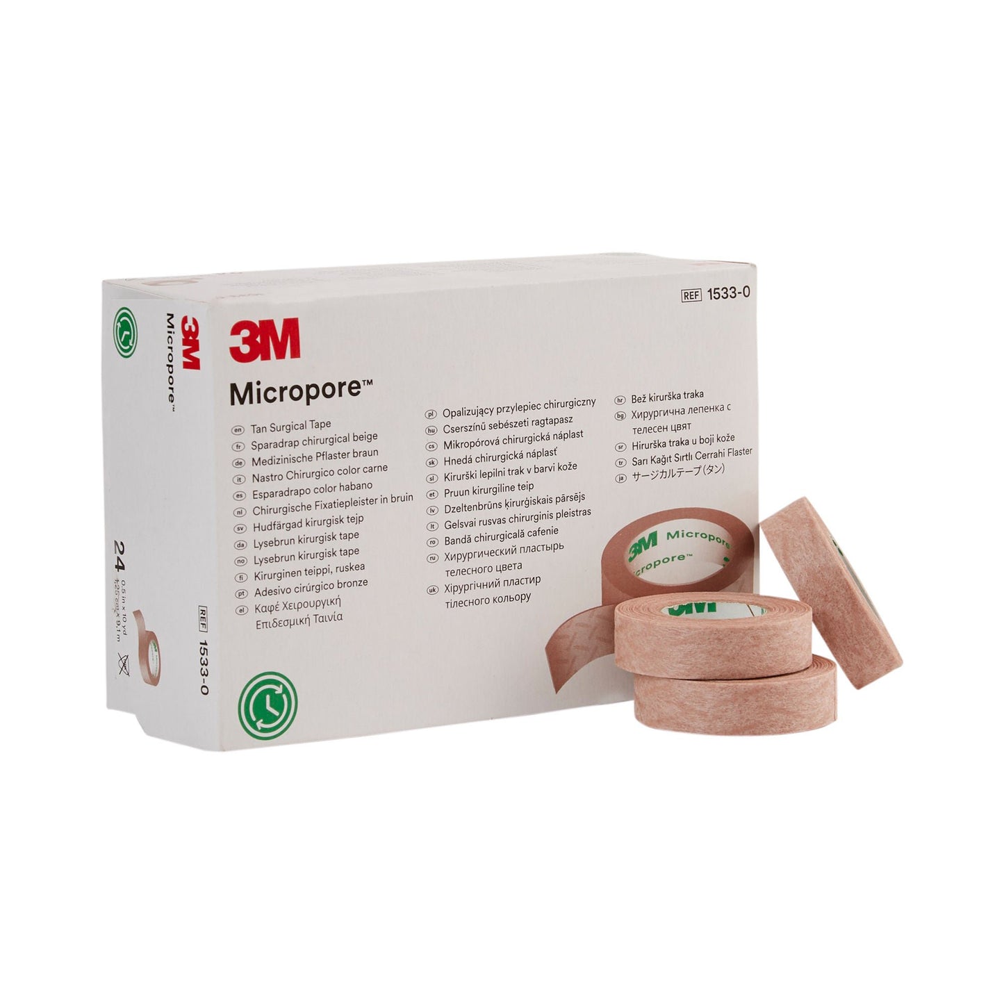 TAPE, ADHSV PAPER BRN 1/2"X10YDS (24/BX) 3M