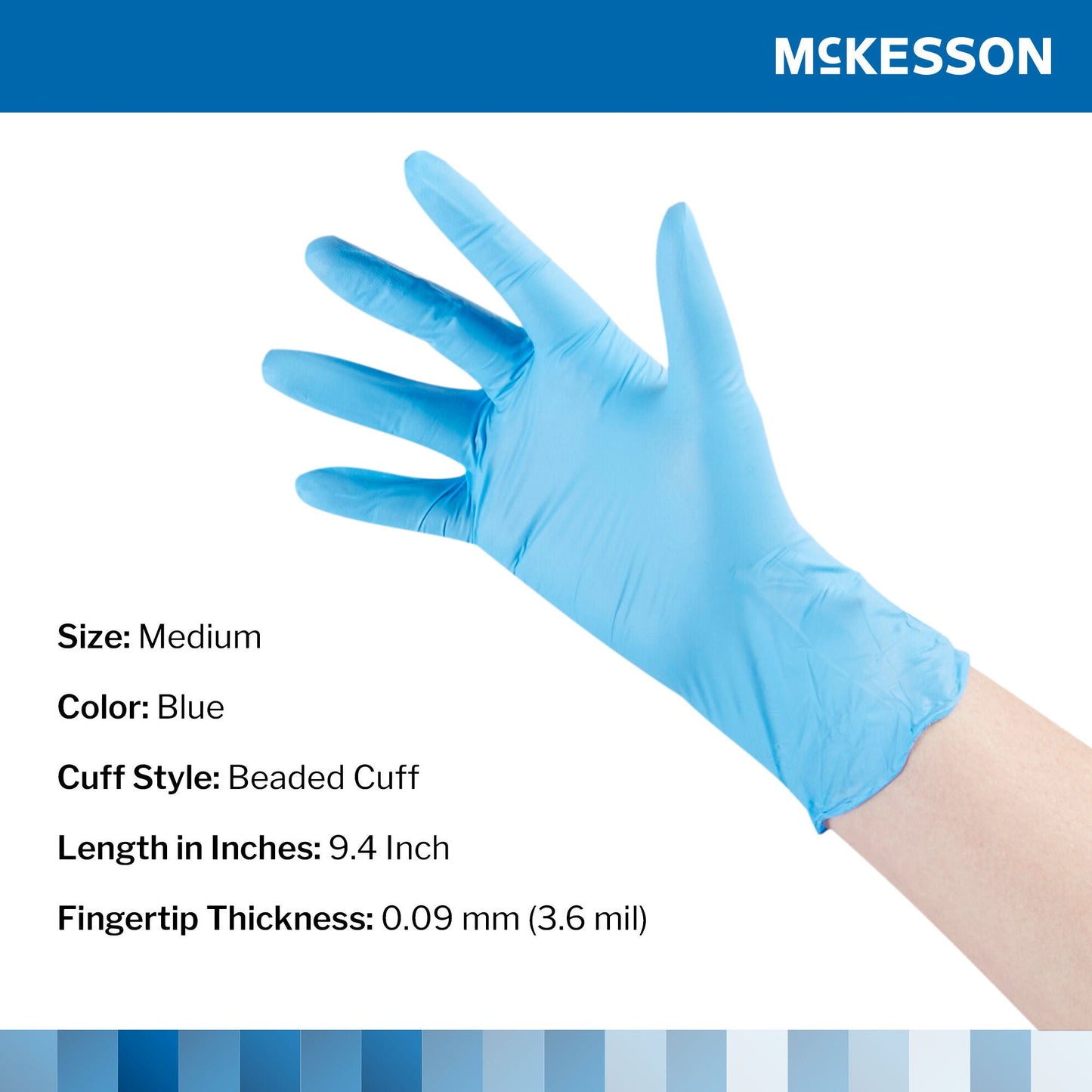 GLOVE, EXAM NTRL MED N/S 3.8 (100/BX 10BX/CS)