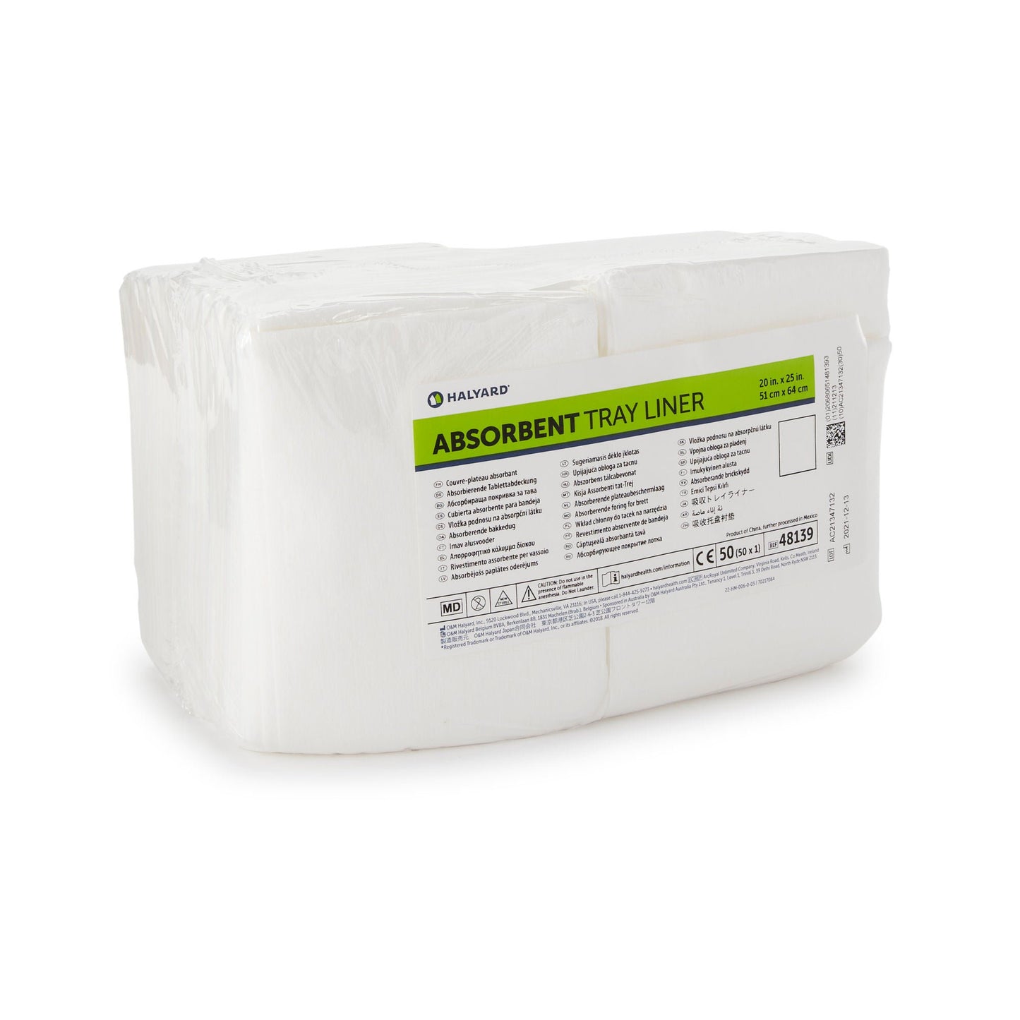 LINER, ABSORBENT TRAY 20"X25" (50/PK 8PK/CS)