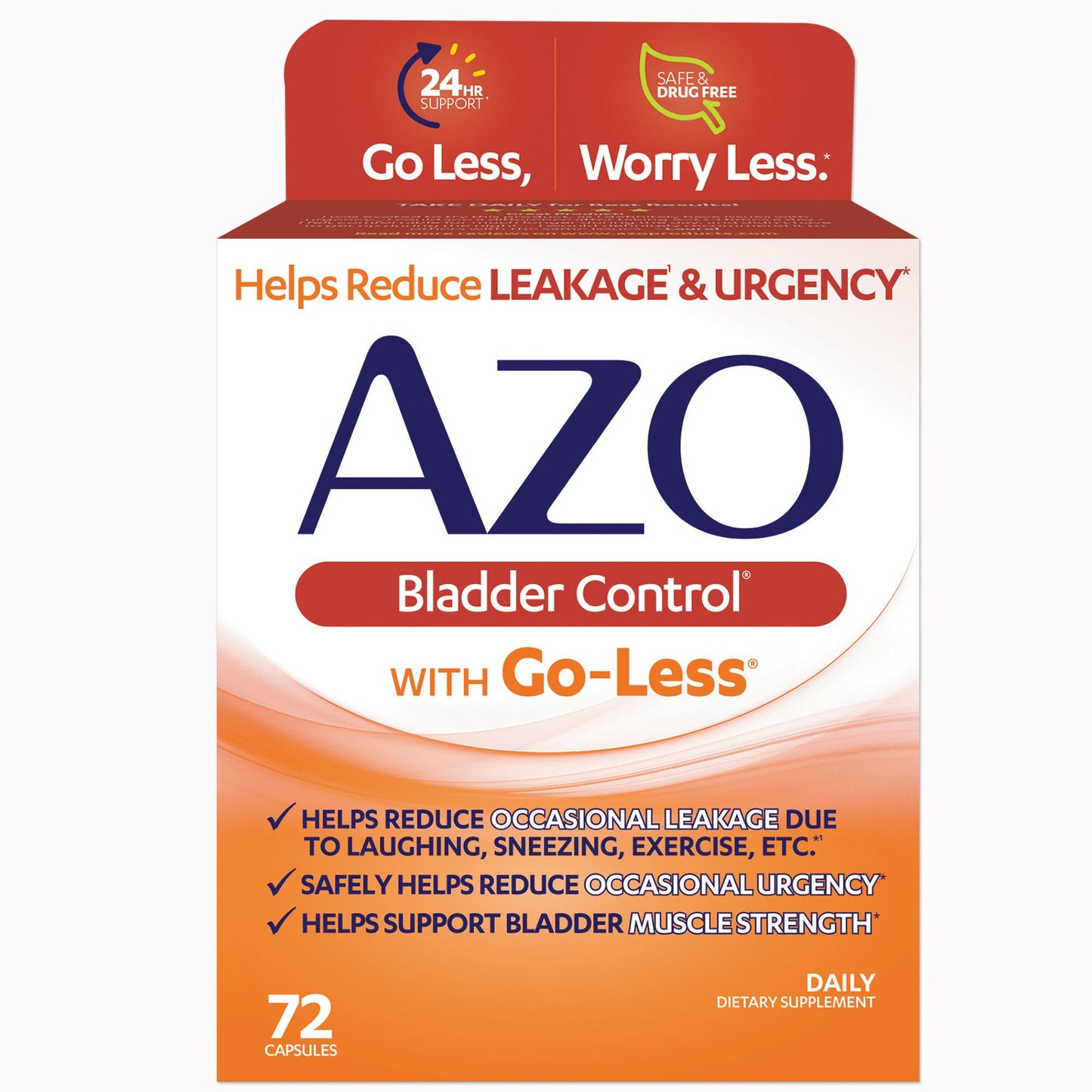 SUPPLEMENT, CAP AZO BLADDER CONTROL (72/BX 24BX/CS)