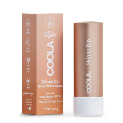 LIP BALM, MINERAL LIPLUX SPF30SKINNY DIP 0.15OZ (24/CS)