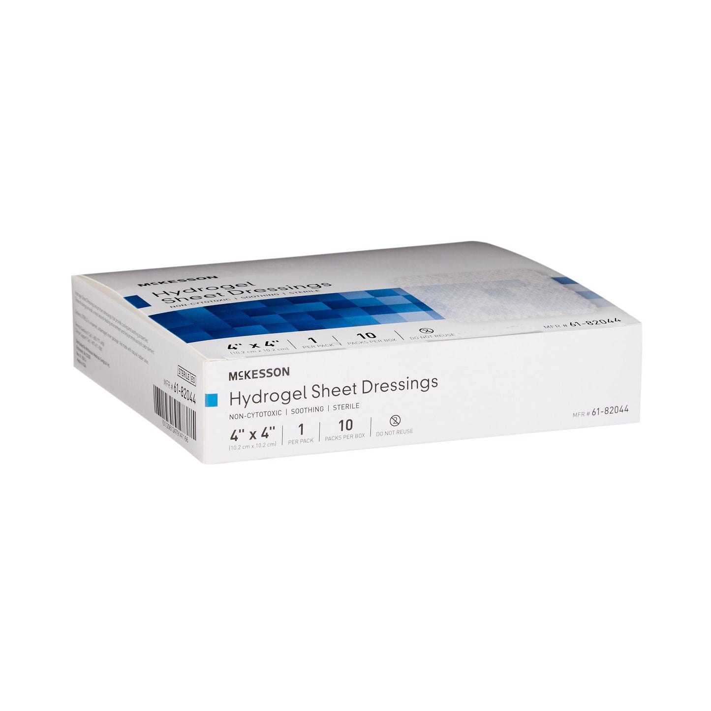 DRESSING, HYDROGEL SHEET STR LF 4X4 (10/BX 4BX/CS)