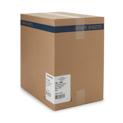 SHEET, DRAPE TISSUE/POLY BLU 40X60 (100/CS)