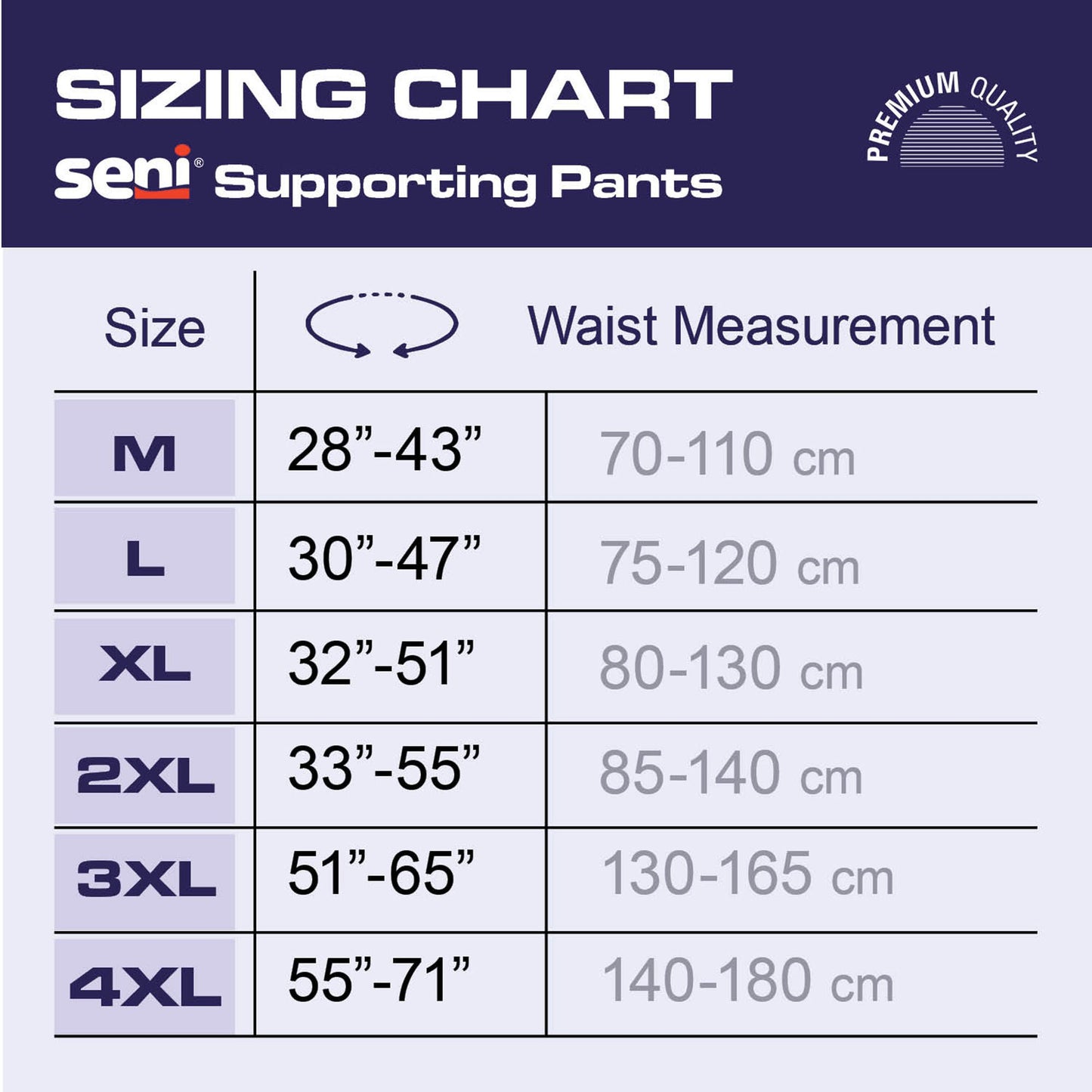 UNDERWEAR, SENI SUPPORTING NUDE/BLK MED (2/PK 16PK/CS)