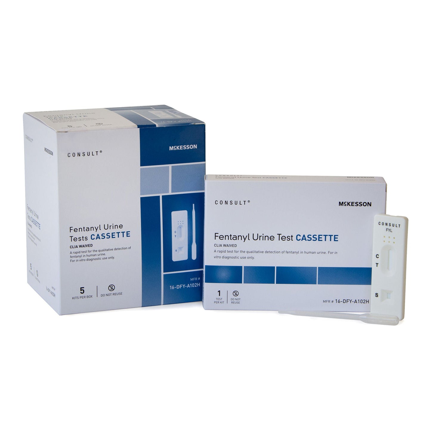 TEST KIT, FENTANYL URINE RAPIDOTC (5/KT 64KT/CS)