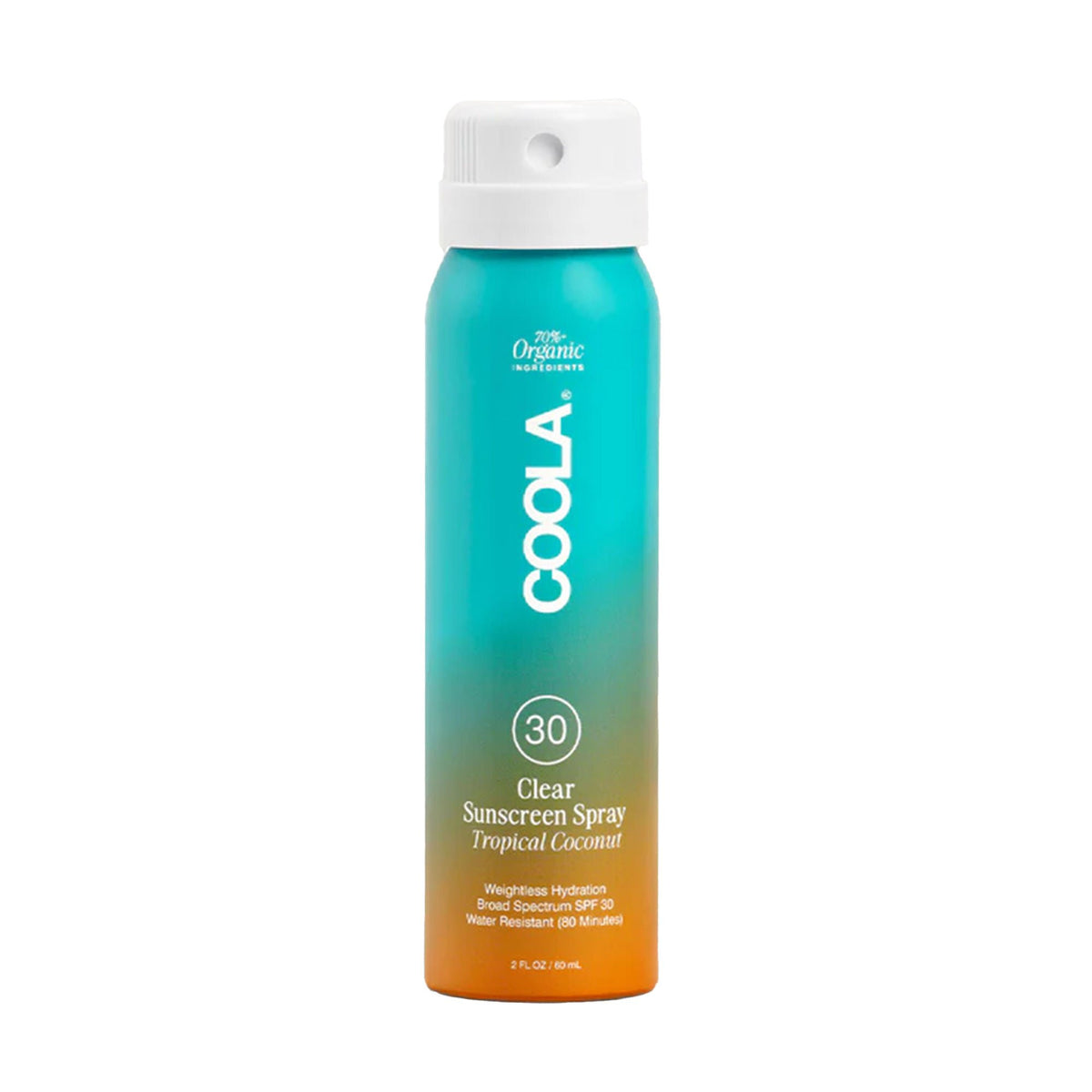 SPRAY, BODY TROPICAL COCONUT COOLA SPF 30 CLR 2OZ (24/CS)