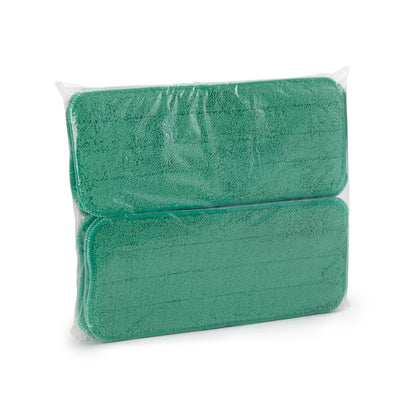 PAD, WET MOP MICROFIBER LOOP FLAT GRN 13" (12/DZ 10DZ/CS)