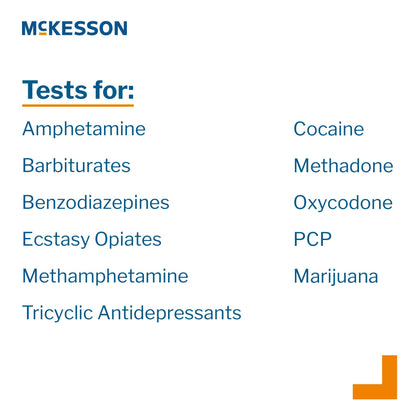 TEST KIT, DRUG SCREEN 12PANEL CUP WAIVED (25/BX 4BX/CS )