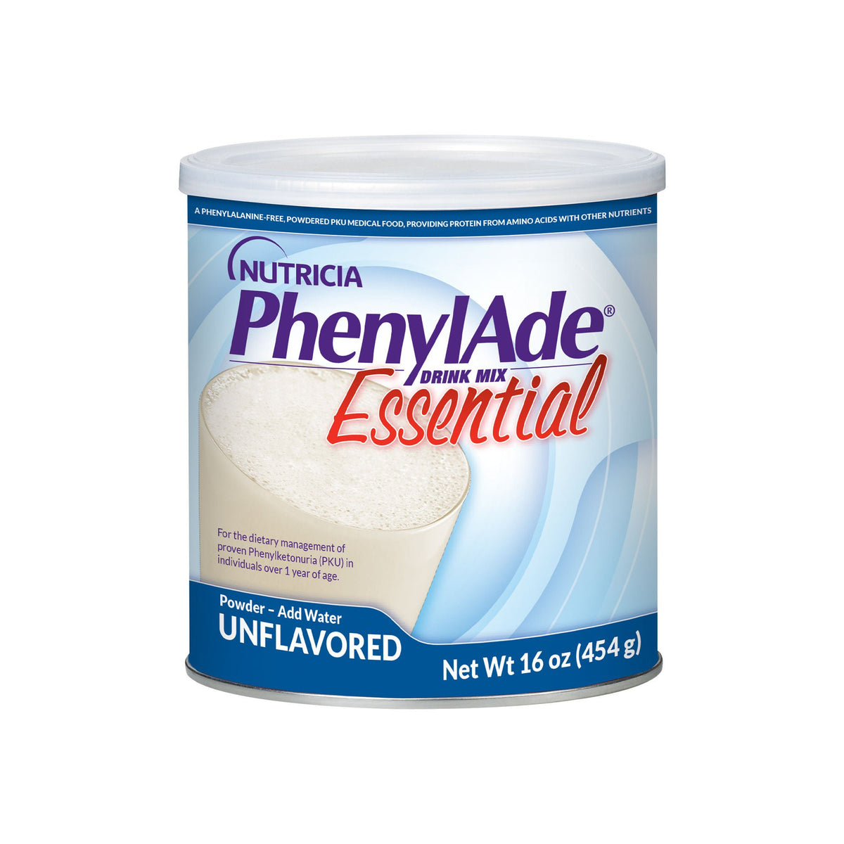 PHENYLADE, ESSENTIAL DM UNFLAVORED CAN 454G (6/CS)