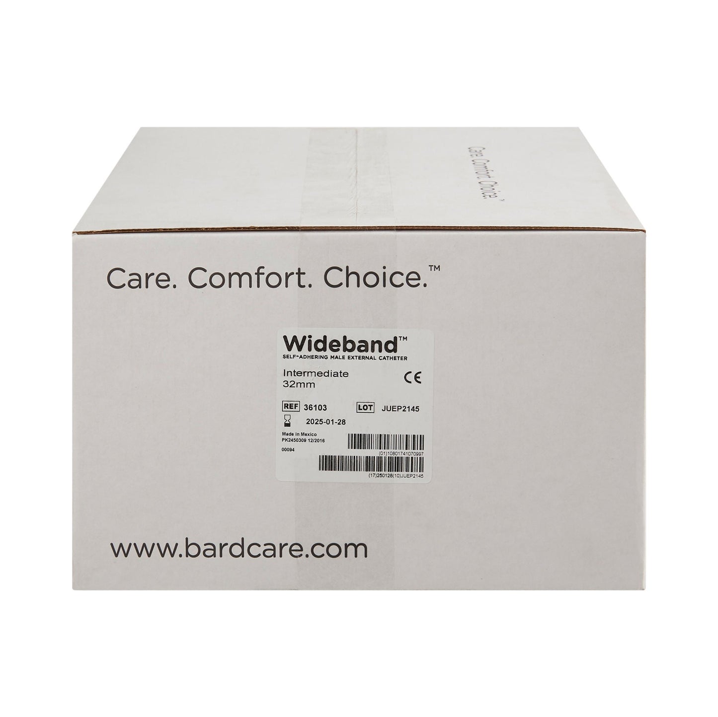 CATHETER, MALE EXTRNL WBAND INTRMD (100/BX) RCHMED