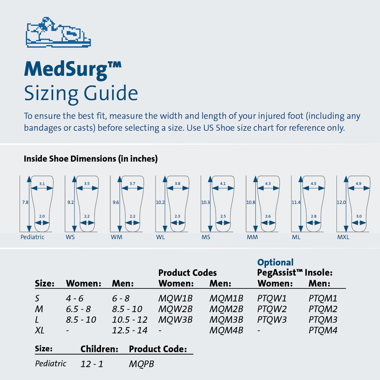 SHOE, MED-SURG SQ TOE BLK MENSXLG 12-13 (36/CS)