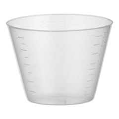 CUP, MEDICINE GRAD 1OZ (100/SL50SL/CS)