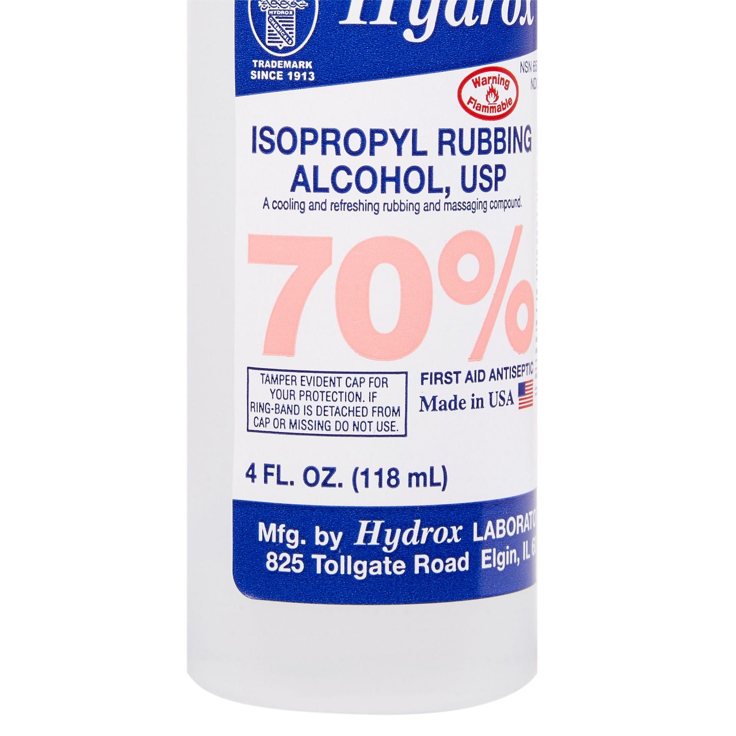 ALCOHOL, ISOPROPYL 70% 4OZ (60/CS)