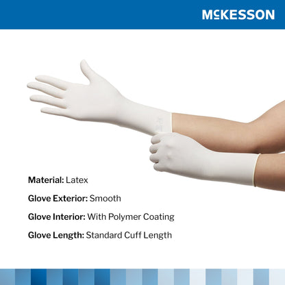 GLOVE, SURG LTX 7.5 STR2 SMTH (50PR/BX 4BX/CS)
