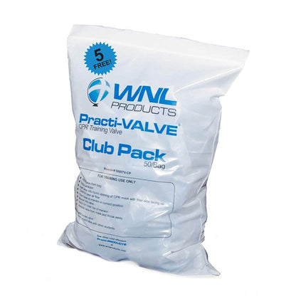 VALVE, CPR PRACTI VALVE TRAINING CLUB PACK (55/BG)