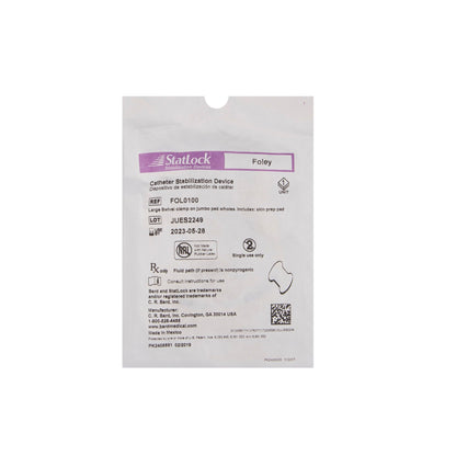 CATH SECURE, STATLOCK FOLEY SWIVEL SIL PET (25/BX) BARD