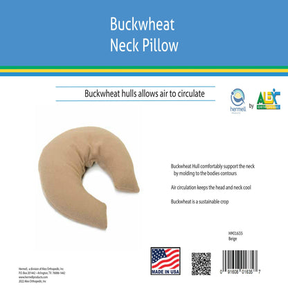 PILLOW, CRESCENT BUCKWHEAT EC HERMEL