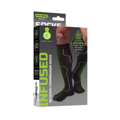 SOCKS, COMPRESSION SM/MED (24PR/CS)