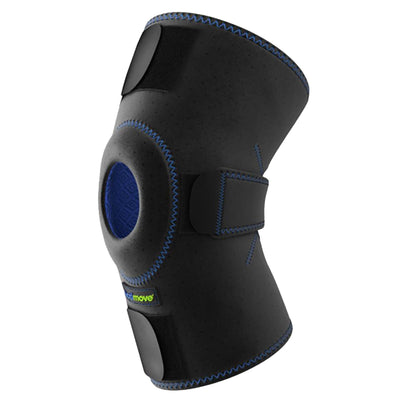 KNEE STABILIZER, HORSESHOE/STAYS ADJ HME BLK 3XLG 24"-26"