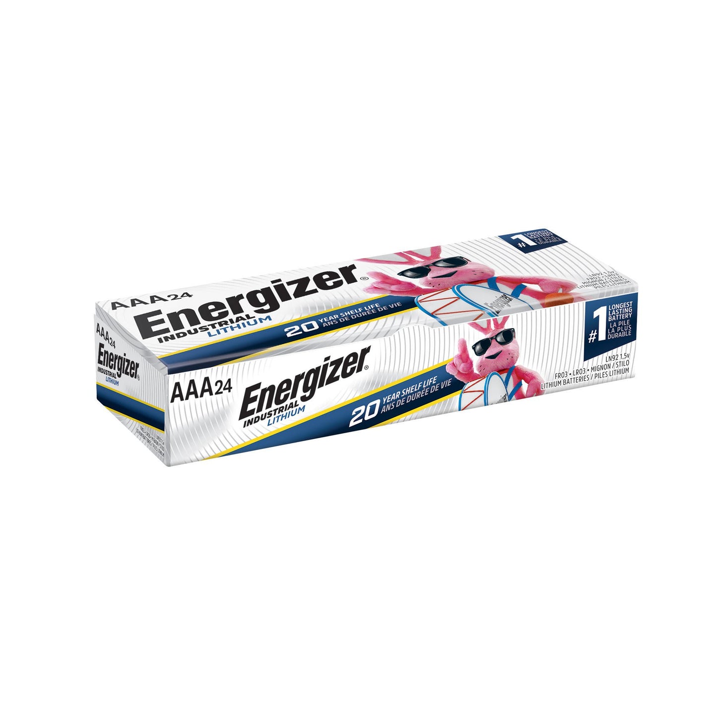 BATTERY, ENERGIZER INDUST LITHIUM AAA (24/BX 6BX/CS)