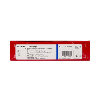 DRAIN, OSTOMY TRANSP W/FLTR 70MM 2 3/4" (10/BX)