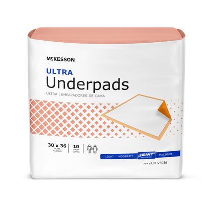 UNDERPAD, HEAVY ABSRB 30X36 (10/BG 10BG/CS)