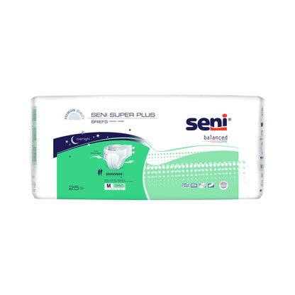 BRIEF, INCONT SENI SUPER PLUS MED 30"-43" (25/PK 3PK/CS)