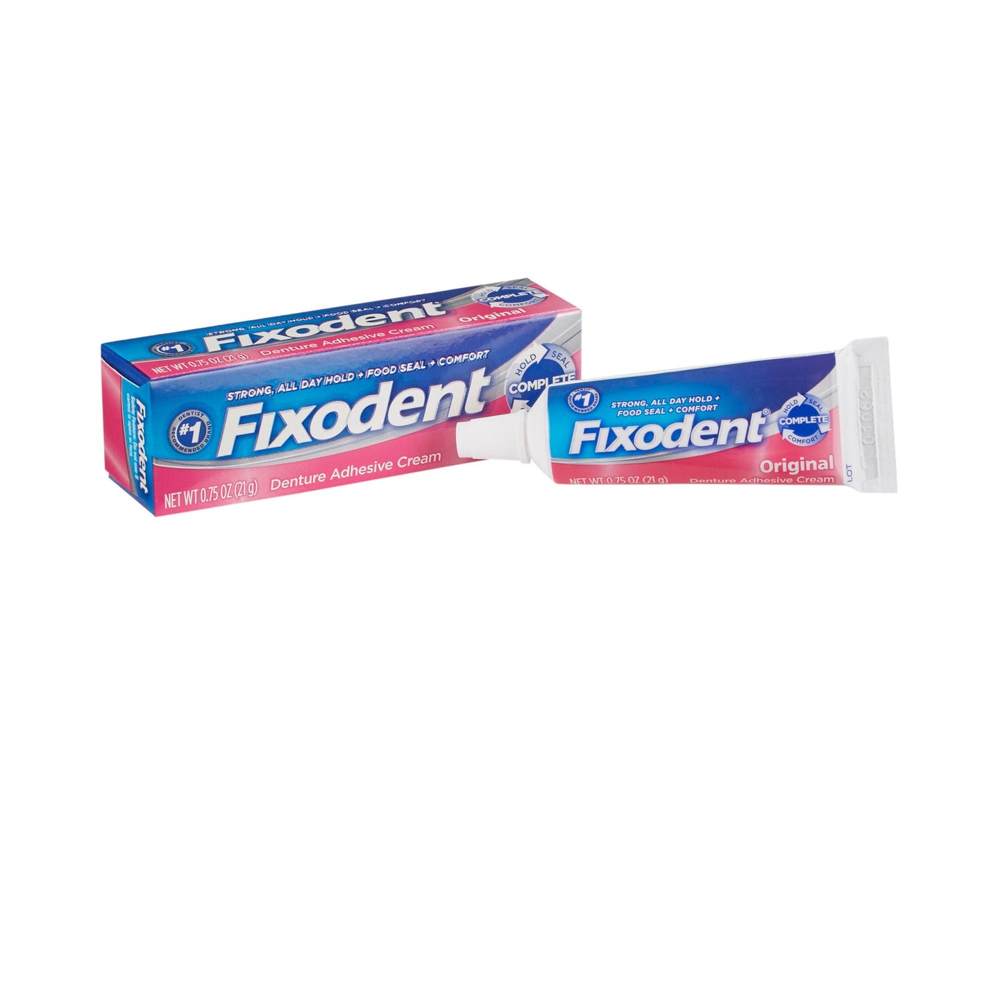 ADHESIVE, DENTURE FIXODENT ORIG CLEAN .75OZ (24/CS
