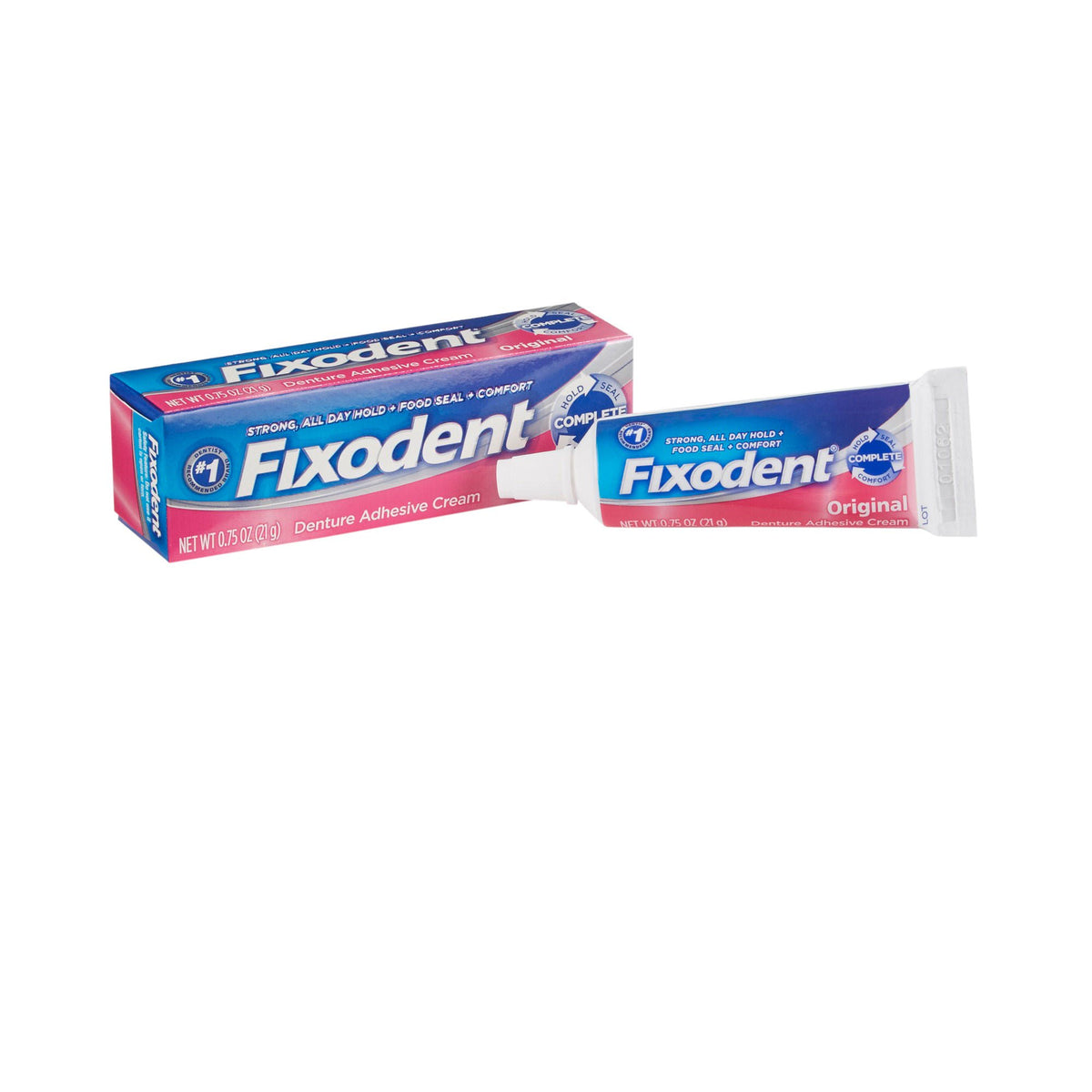 ADHESIVE, DENTURE FIXODENT ORIG CLEAN .75OZ (24/CS