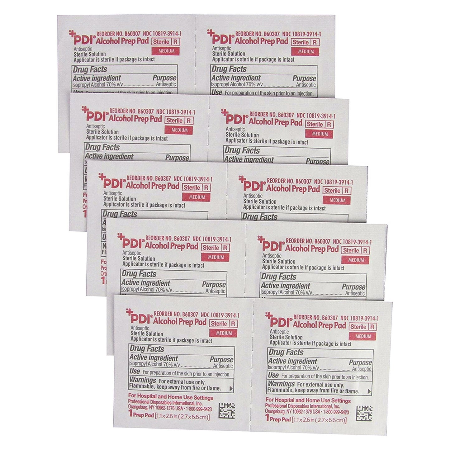 PAD, ALCOHOL PREP STR MED (200/BX)