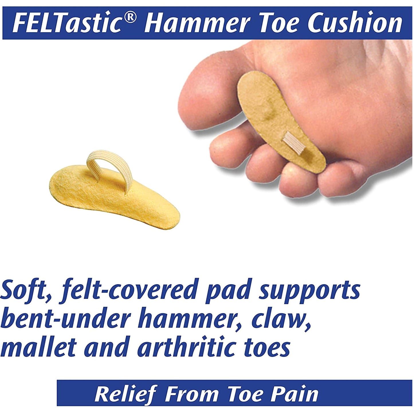 TOE CREST, ECON RT LG (3/PK)