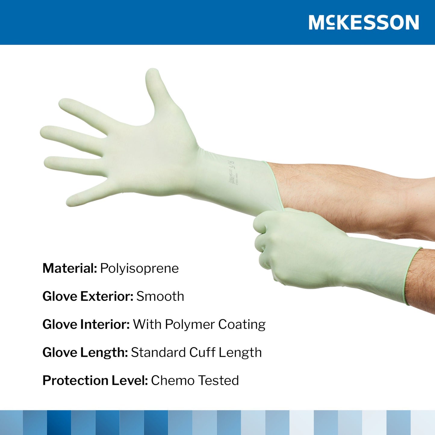 GLOVE, SURG PLYISO 7.5 STR2 SMTH CHEMO (50PR/BX 4BX/CS)