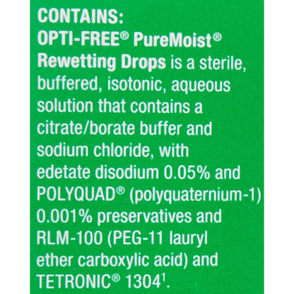OPTI-FREE PUREMOIST REWETING, DRP 12ML