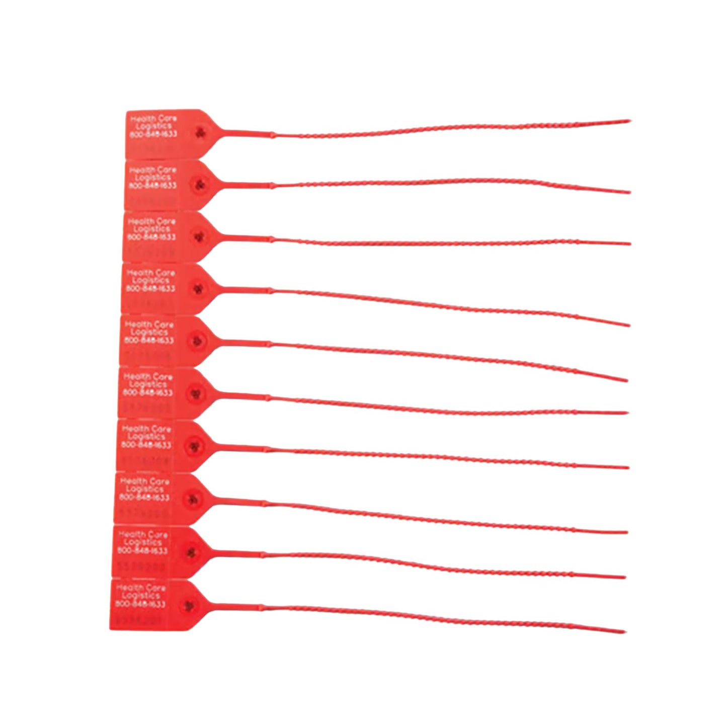 SEAL, NUMBERED RED (100/PK)