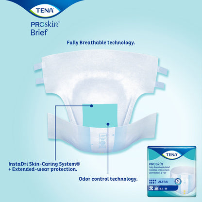BRIEF, TENA PROSKIN ULTRA XLG (20/BG 4BG/CS)