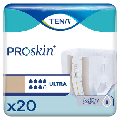 BRIEF, TENA PROSKIN ULTRA LG (20/BG 4BG/CS)