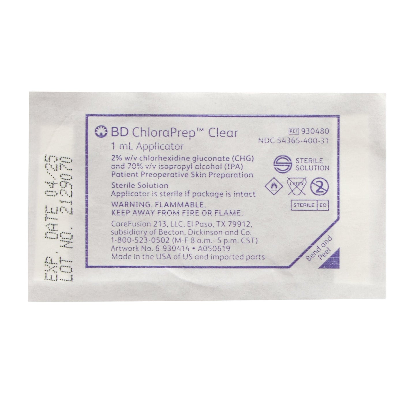 APPLICATOR, CHLORAPREP 1ML (60/CT 4CT/CS)