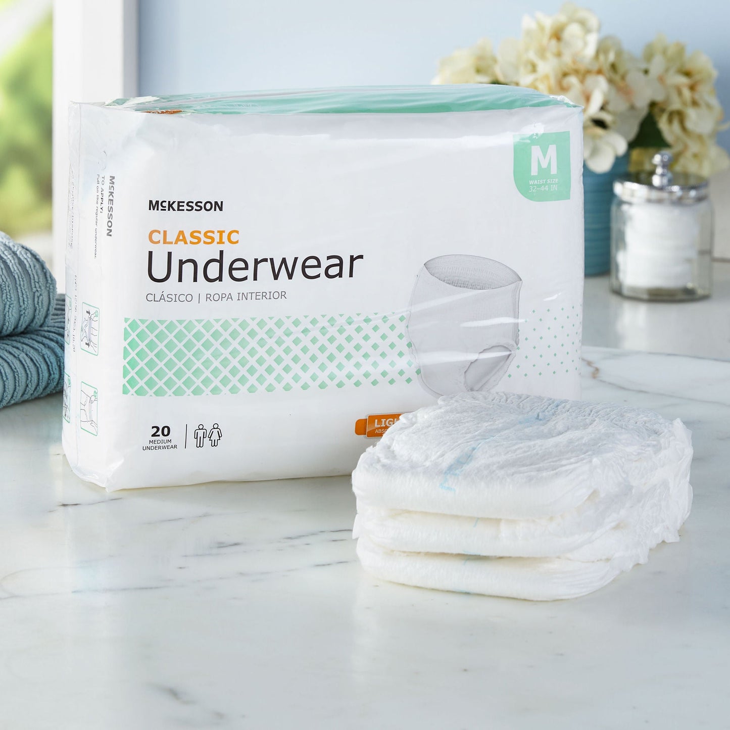 UNDERWEAR, CLASSIC MED 32-44 (20/BG 4BG/CS)