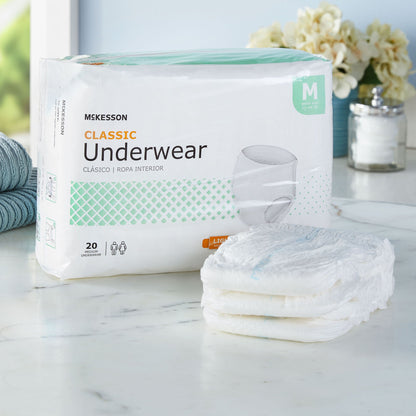 UNDERWEAR, CLASSIC MED 32-44 (20/BG 4BG/CS)