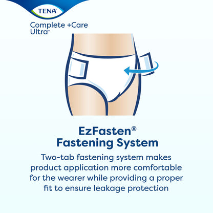 BRIEF, ULTRA TENA COMPLETE +C ARE MED (20/PK, 4PK/CS)