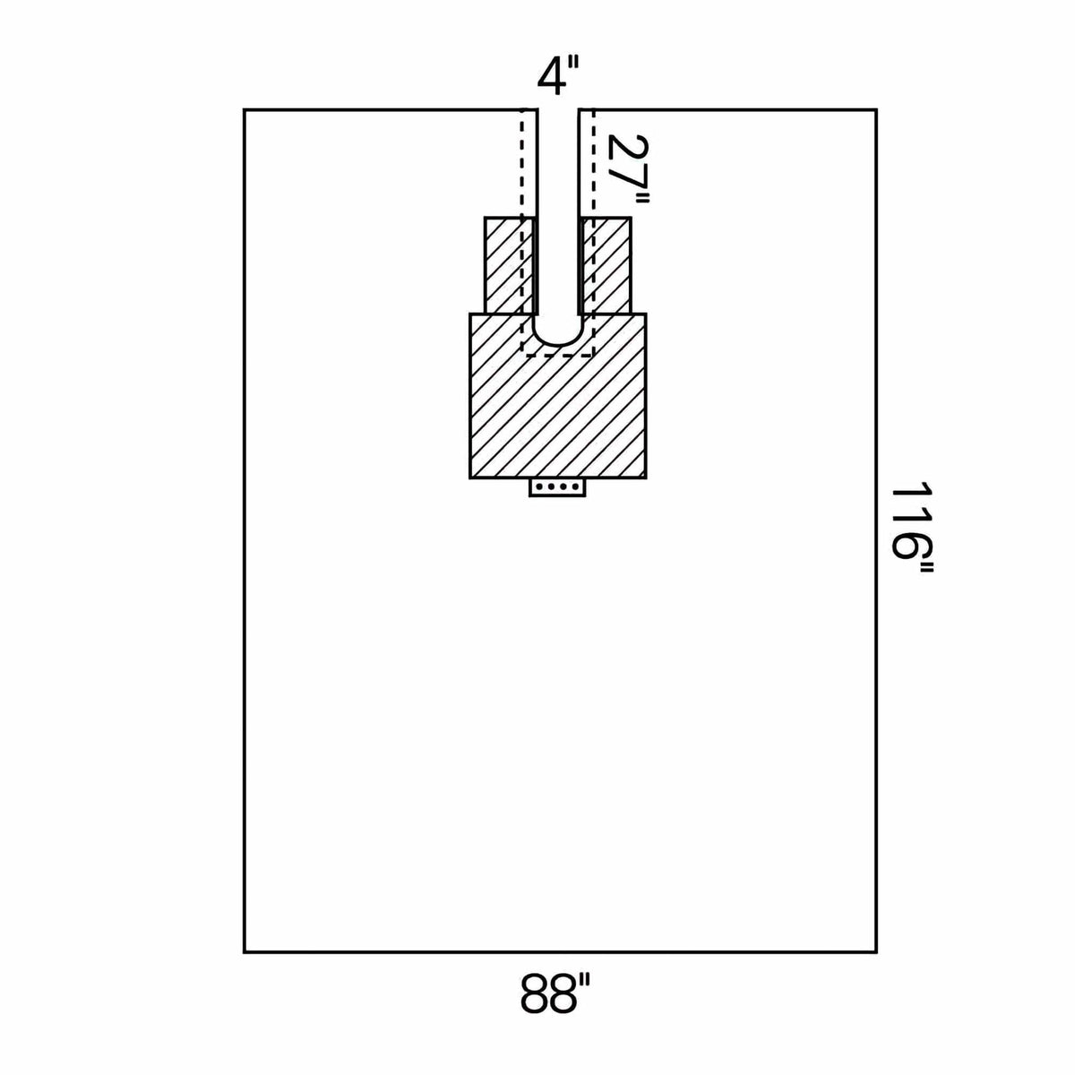 SHEET, BODY W/CNTRL 88"X116" (10/CS)