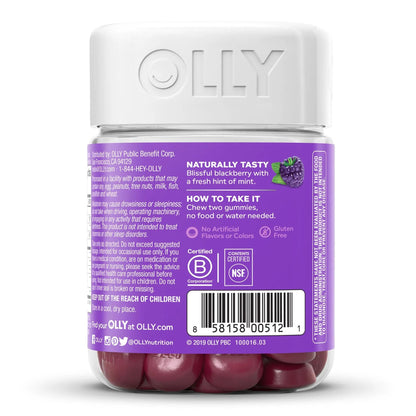 OLLY, GUMMY SLEEP ZEN BLK BERRY (50/BT)
