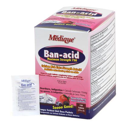 BAN-ACID, TAB CHEW MAX STRENGTH (2/PK 75PK/BX)