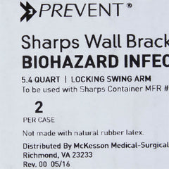BRACKET, F/SHARPS WALL LOCKINGF/5.4QT CONT (2/CS)