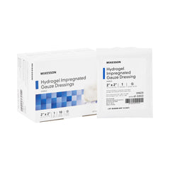 DRESSING, HYDROGEL IMPREG GAUZE 2"X2" (10/BX 4BX/CS)