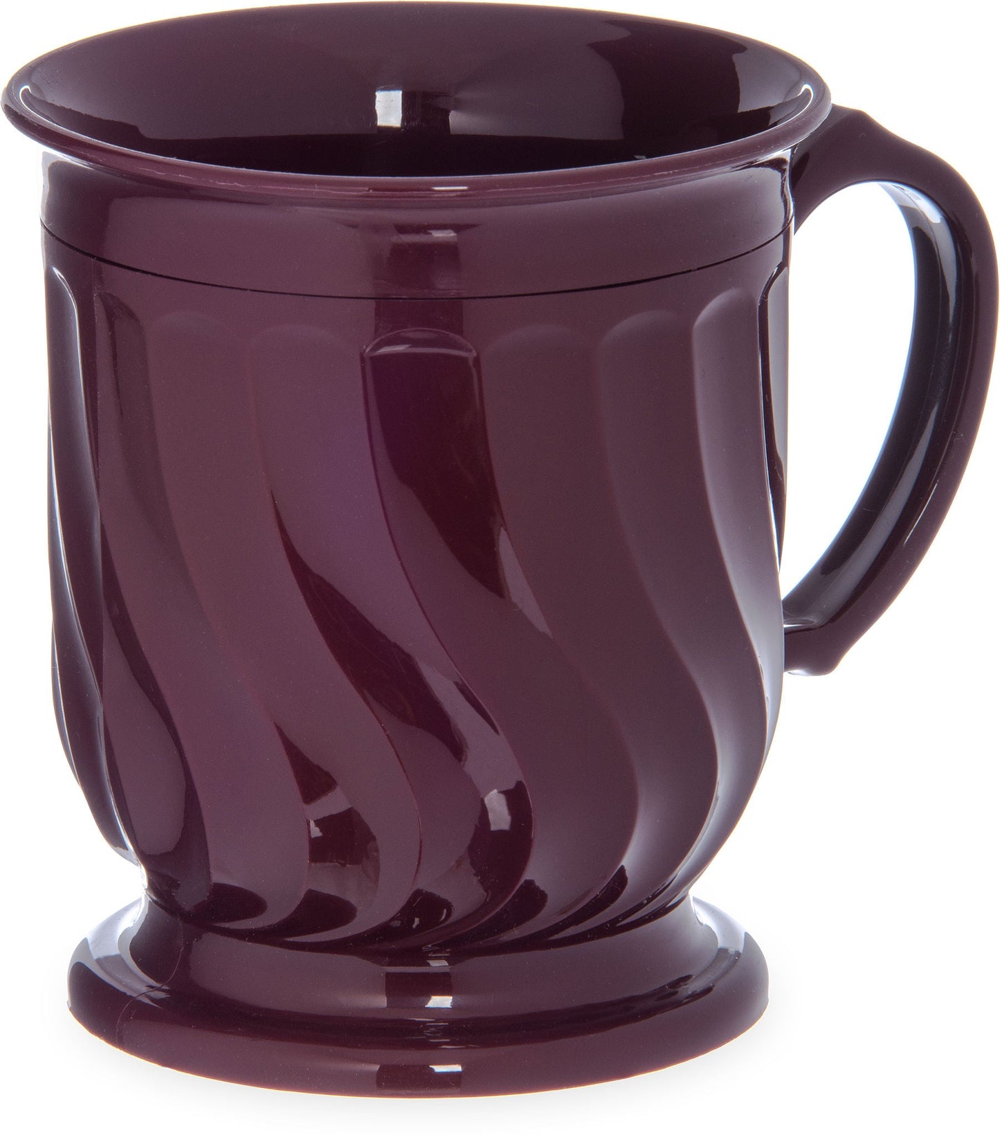 MUG, PEDESTAL PP INSULATED CRANBERRY 8OZ (48/CS)
